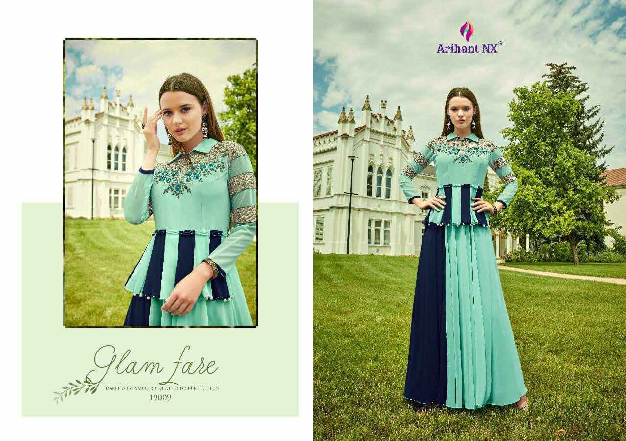 Glam Up Vol-2 Arihant Nx Georgette Gown Glam Up Vol-2 Arihant Nx Georgette Gown